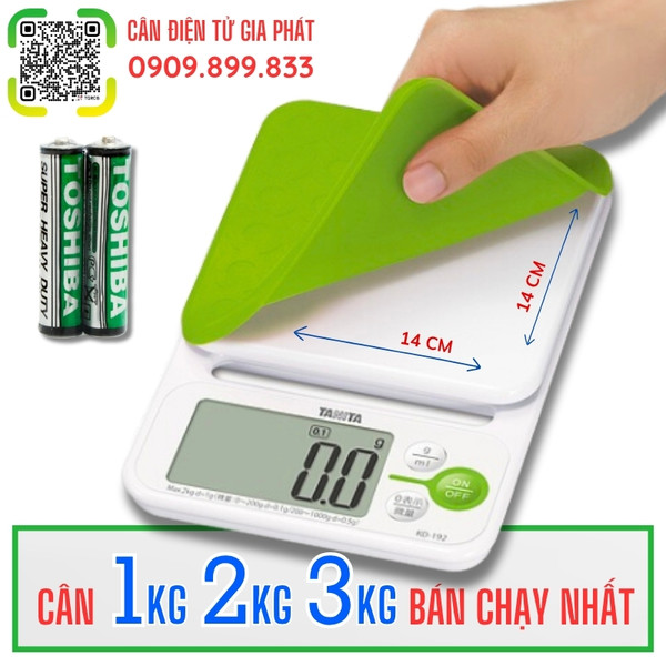 Cân điện tử 1kg - Cân tiểu ly 1kg - Cân Gia Phát