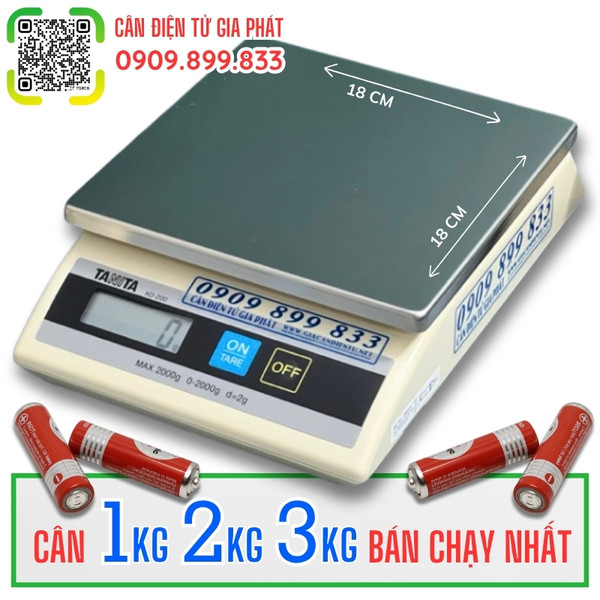 Cân điện tử 1kg - Cân tiểu ly 1kg - Cân Gia Phát