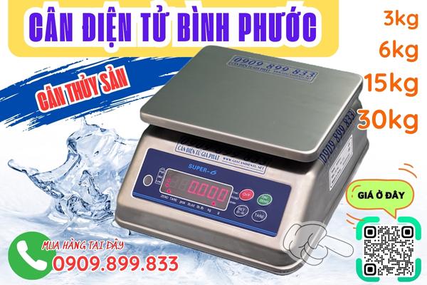 Cân điện tử Bình Phước - cân điện tử chống nước 3kg 6kg 15kg 30kg
