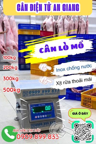 Cân điện tử An Giang - cân lò mổ 100kg 200kg 300kg 500kg