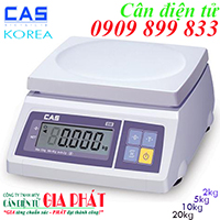 Cân điện tử Cas SW-1 2kg 5kg 10kg 20kg, cân điện tử Cas Hàn Quốc