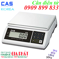 Cân điện tử Cas ED 3kg 6kg 15kg 30kg - Cân điện tử Cas Hàn Quốc