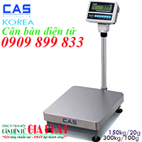 Cân điện tử Cas DB 1C 150kg 300kg, cân bàn điện tử Cas Korea