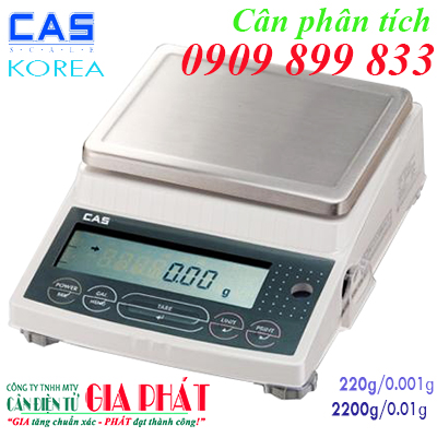 Cân phân tích Cas CBL 220H 2200H - cân kỹ thuật Cas Korea