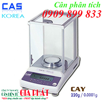 Cân điện tử Cas CAY 220g/0.0001g, cân phân tích, cân kỹ thuật Cas