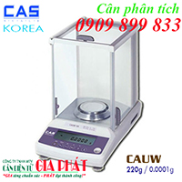 Cân điện tử Cas CAUW 220g/0.0001g, cân phân tích, cân kỹ thuật Cas