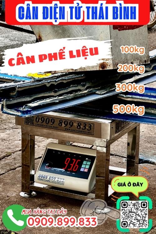 Cân điện tử ở Thái Bình - cân điện tử cân phế liệu 200kg 300kg 500kg