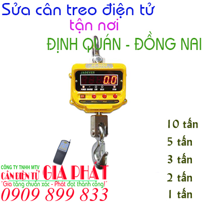 Sửa cân treo điện tử ở Định Quán Đồng Nai 1 2 3 5 10 15 20 tấn