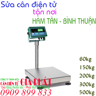 Sửa cân điện tử ở tại Hàm Tân Bình Thuận 60kg 100kg 150kg 200kg 300kg 500kg