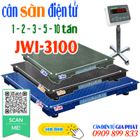 Cân sàn điện tử JWI-3100 1 tấn - 2 tấn - 3 tấn - 5 tấn - 10 tấn