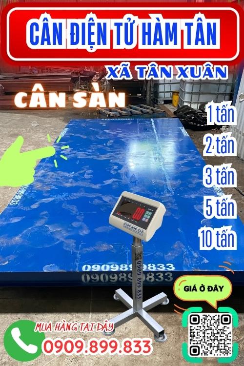 Cân điện tử ở Tân Xuân Hàm Tân Bình Thuận - cân sàn 1 tấn 2 tấn 3 tấn 5 tấn 10 tấn