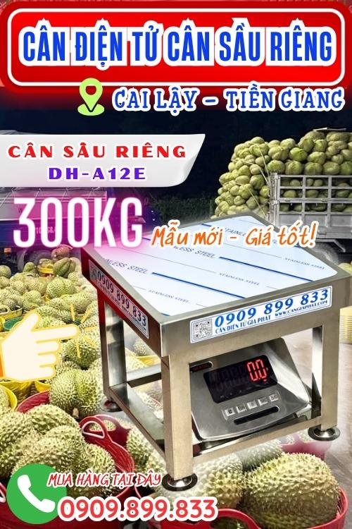 Cân điện tử cân sầu riêng 100kg 200kg 300kg ở Cai Lậy Tiền Giang