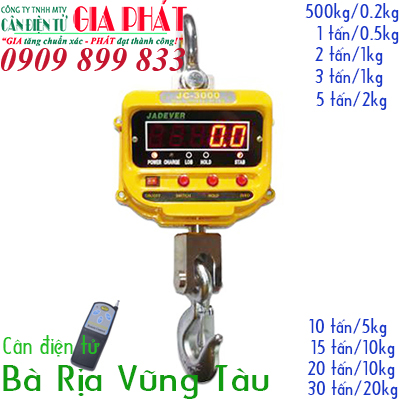 Cân điện tử Bà Rịa Vũng Tàu cân treo điện tử 500kg 1 tấn 2 tấn 3 tấn 5 tấn 10 tấn 20 tấn 30 tấn