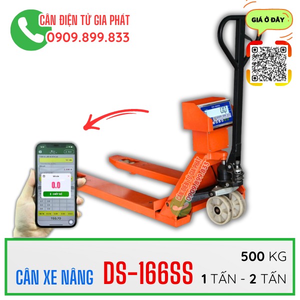 Cân điện tử xe nâng DS-166SS 500kg 1 tấn 2 tấn