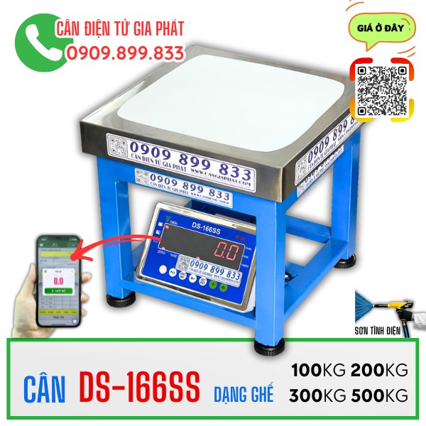 Cân điện tử DS-166SS 100kg 200kg 300kg 500kg sơn tĩnh điện