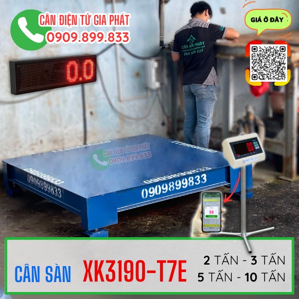 Cân điện tử XK3190-T7E 2 tấn 3 tấn 5 tấn 10 tấn