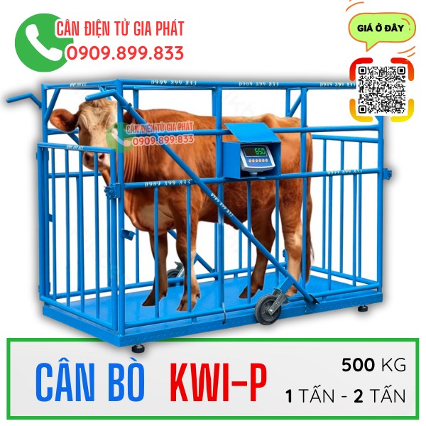 Cân điện tử cân trâu cân bò Kanext KWI-P 1 tấn 2 tấn