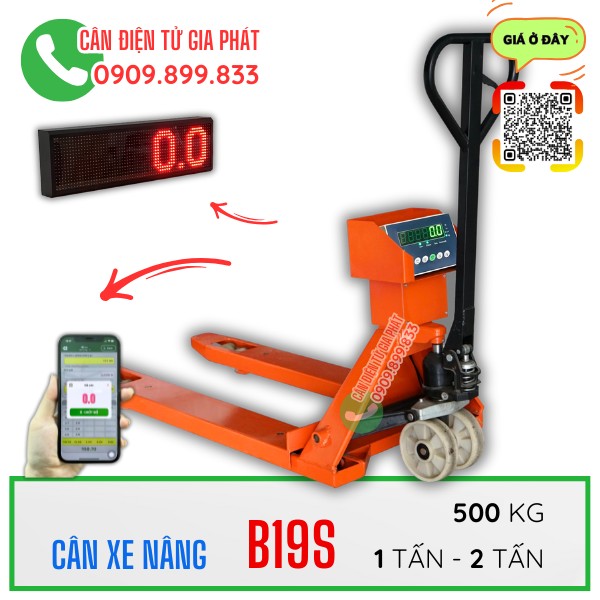 Cân xe nâng điện tử B19S 500kg 1 tấn 1.5 tấn 2 tấn