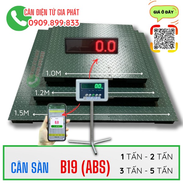 Cân điện tử B19 1 tấn 2 tấn 3 tấn 5 tấn 10 tấn