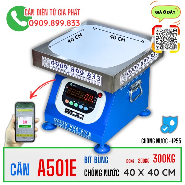 Cân điện tử A501E chống nước 100kg 200kg 300kg 500kg