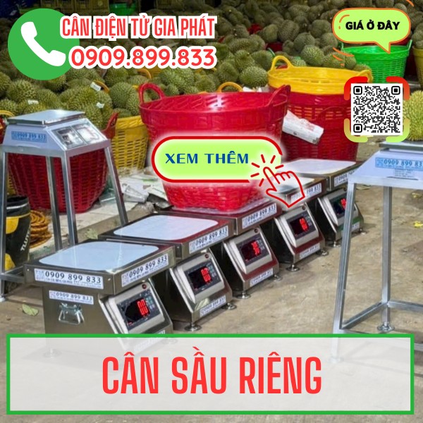 Cân điện tử cân sầu riêng