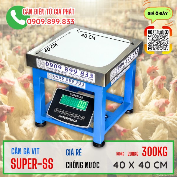 Cân điện tử cân gà vịt Super-SS 100kg 200kg 300kg 500kg giá rẻ nhất