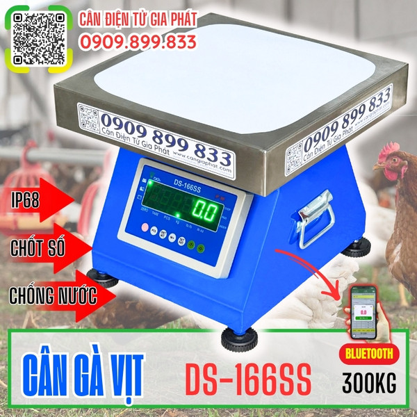 Cân điện tử cân gà vịt bluetooth điện thoại lưu số cân