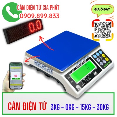 Cân điện tử 3kg - 6kg - 15kg - 30kg