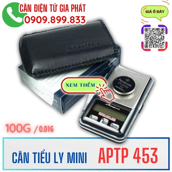 Cân tiểu ly APTP 453 100g