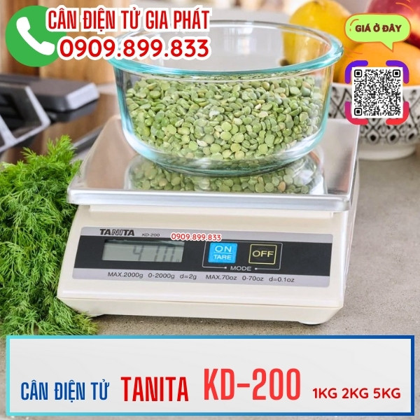 Cân điện tử Tanita KD-200 1kg 2kg 5kg