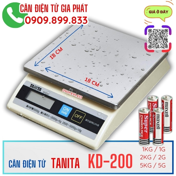 Cân điện tử Tanita KD200 1kg 2kg 5kg