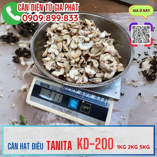 Cân điện tử Tanita KD-200 1kg 2kg 5kg cân hạt điều