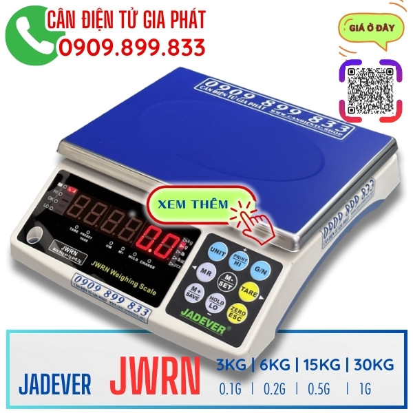 Cân điện tử JWRN 3kg 6kg 15kg 30kg