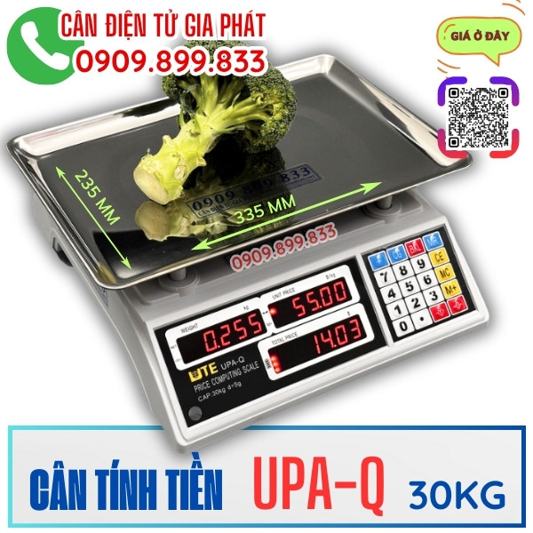 Cân điện tử tính tiền UPA-Q 15kg 30kg 