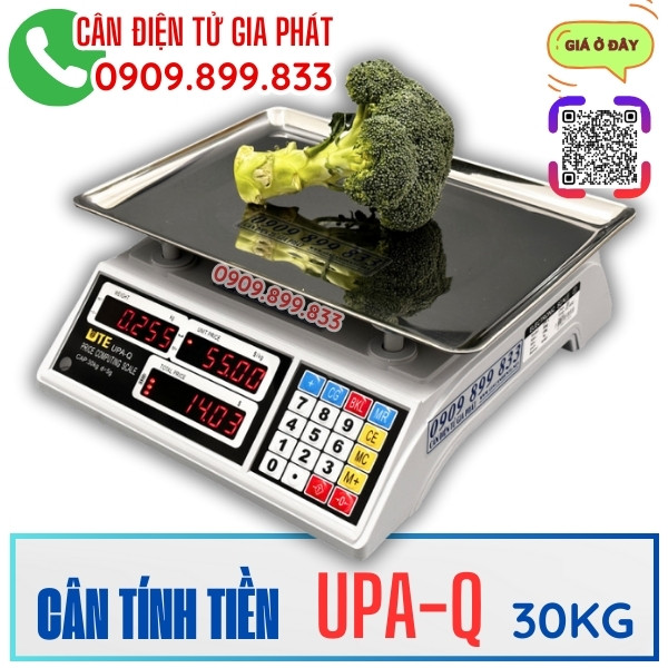 Cân điện tử tính tiền UPA-Q 30kg bán trái cây