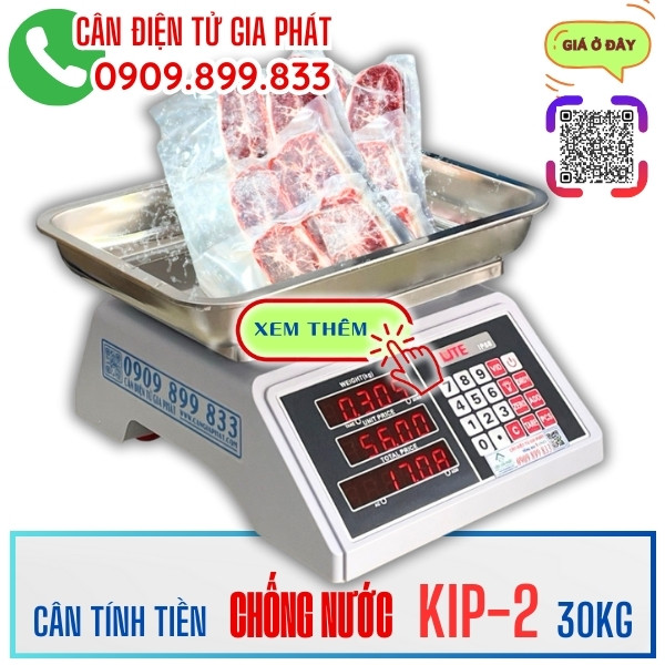 Cân tính tiền KIP-2 30kg chống nước