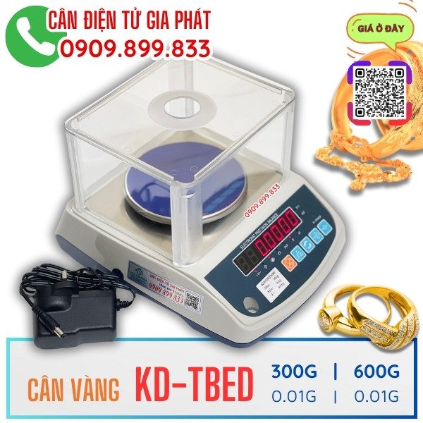 Cân điện tử cân vàng KD-TBED 300g 600g