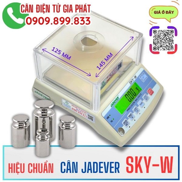 Hiệu chuẩn cân điện tử Jadever SKY-W