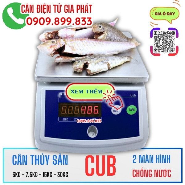 Cân thủy sản Mettler Toledo CUB 3kg 7.5kg 15kg 30kg