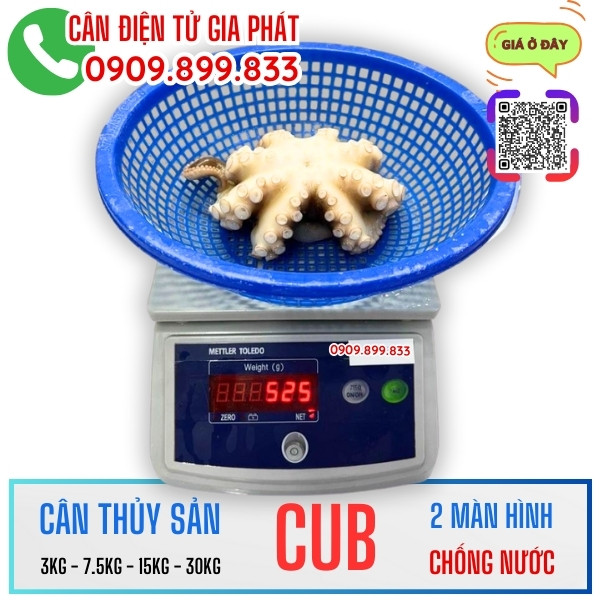 Cân điện tử Mettler Toledo CUB 3kg 7.5kg 15kg 30kg