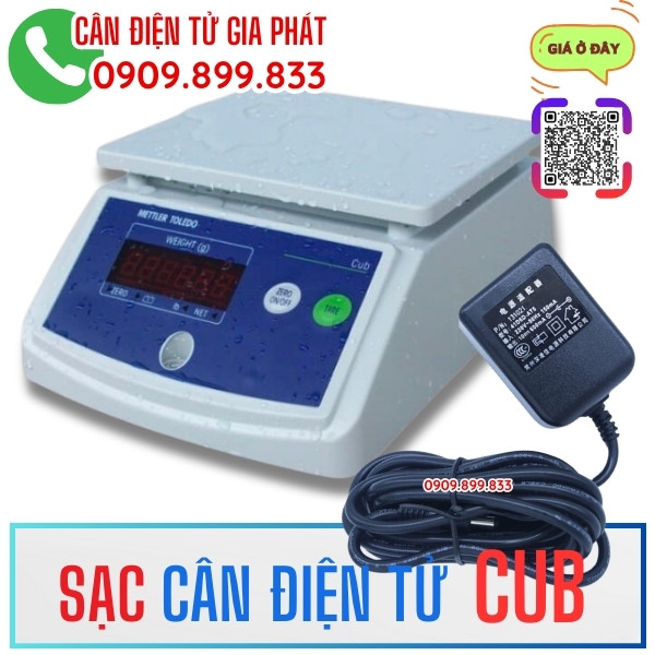 Adapter sạc cân điện tử CUB 3kg 7.5kg 15kg 30kg