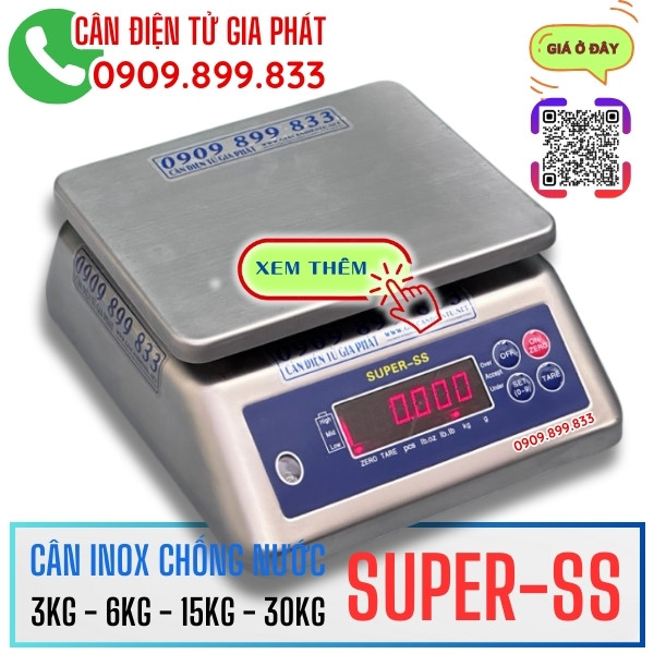 Cân inox chống nước Super-SS