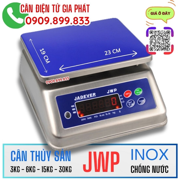 Cân thủy sản Jadever JWP 3kg 6kg 15kg 30kg