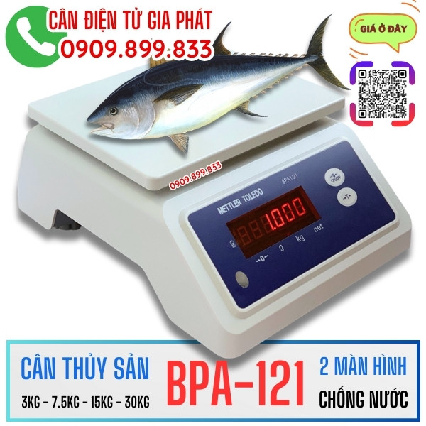 Cân điện tử chống nước BPA-121 3kg 7.5kg 15kg 30kg