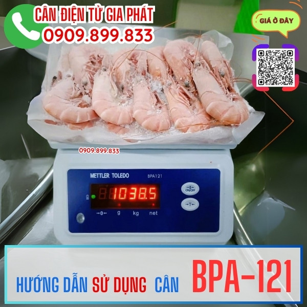 Hướng dẫn sử dụng cân điện tử BPA-121 3kg 7.5kg 15kg 30kg