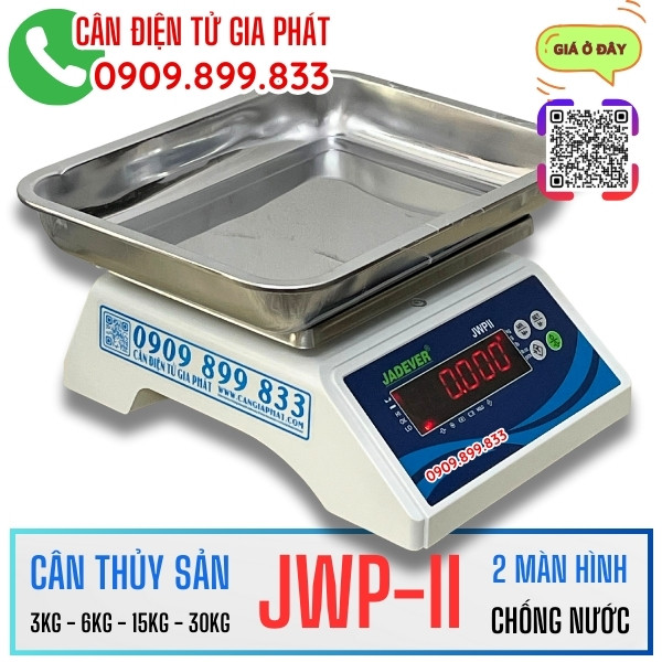 Cân điện tử chống nước JWP-II 3kg 6kg 15kg 30kg