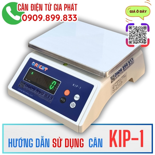 Cân điện tử chống nước KIP-1 3kg 6kg 15kg 30kg cân tôm