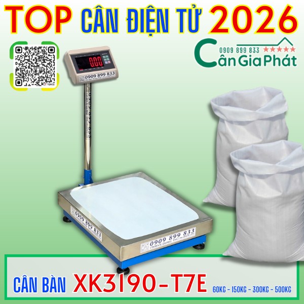 Cân bàn điện tử năm 2026 60kg 150kg 300kg 500kg