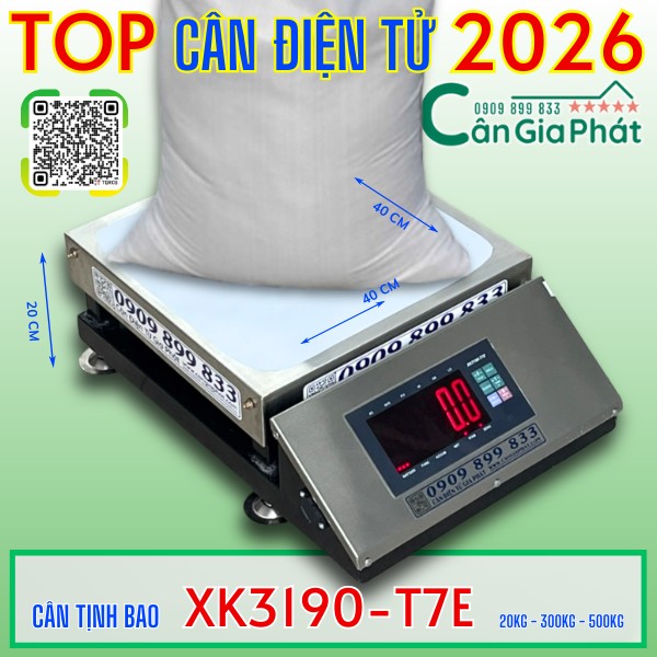 C&acirc;n điện tử c&acirc;n tịnh bao 100kg 200kg 300kg năm 2026