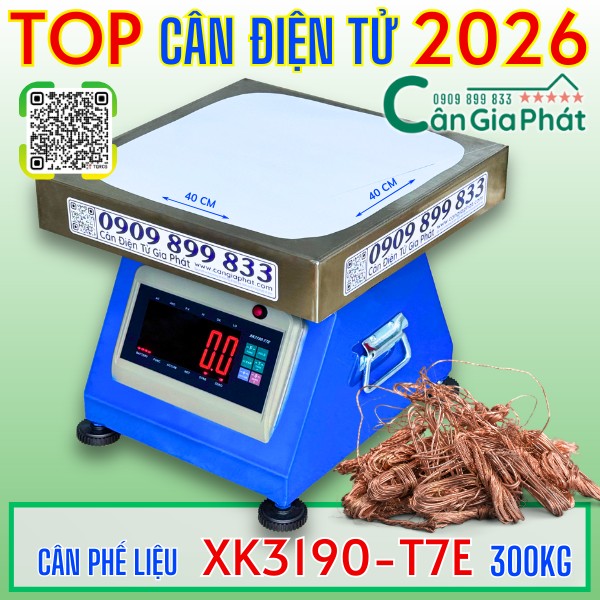 Cân điện tử 100kg 200kg 300kg 500kg năm 2026